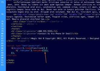 How To Use FancyBox - jQuery & Dreamweaver Tutorial
