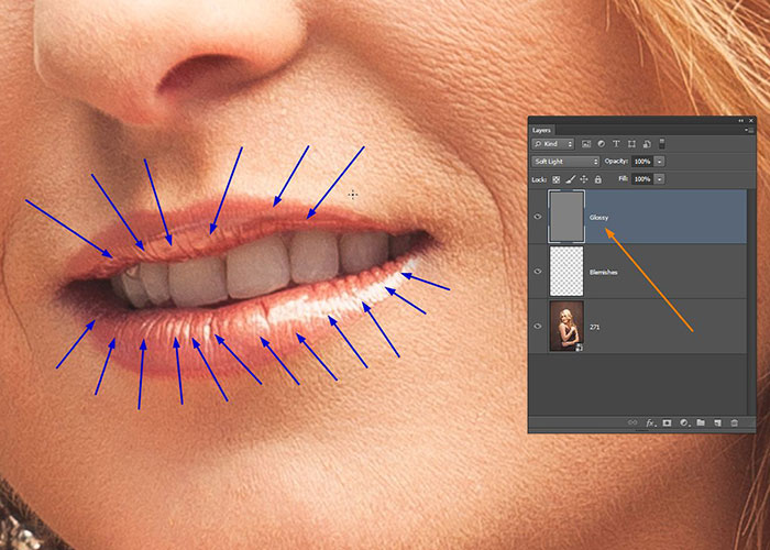 Glossy Lips In 2 Minutes Photoshop Retouching 0311