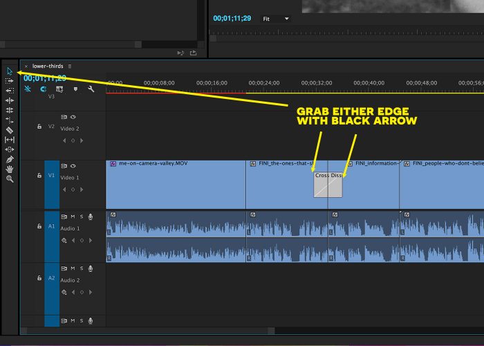 adobe premiere transition fade out