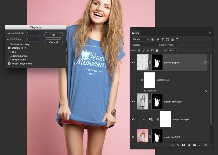 Create a T-Shirt Mockup Design in Photoshop CC