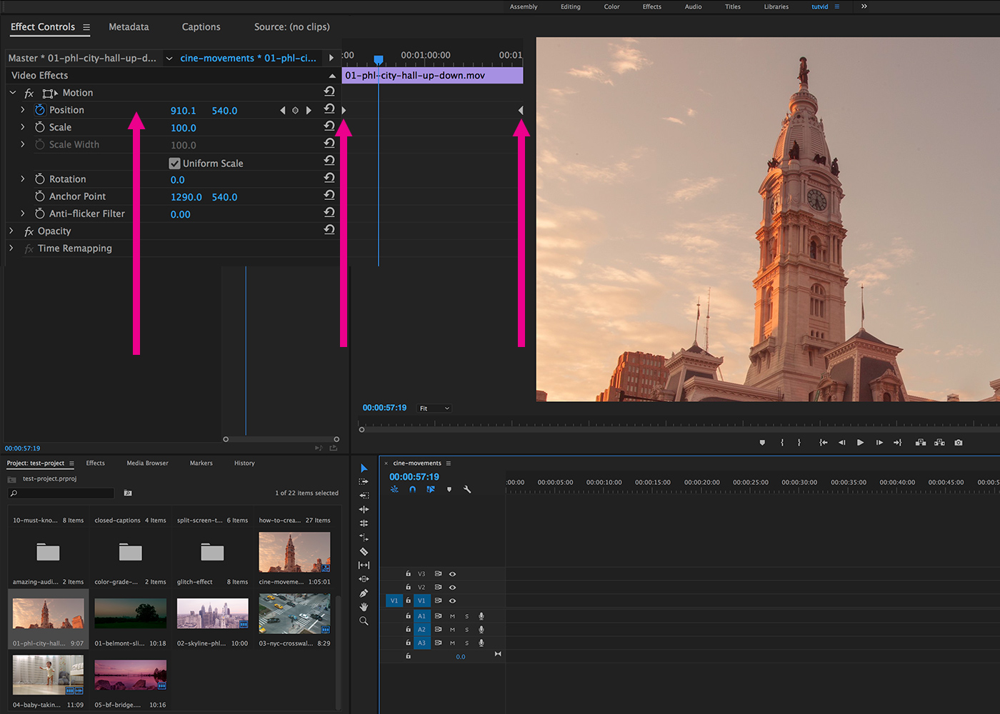 5 Cinematic Camera Movements Created In Premiere Pro – Photoshop And ...