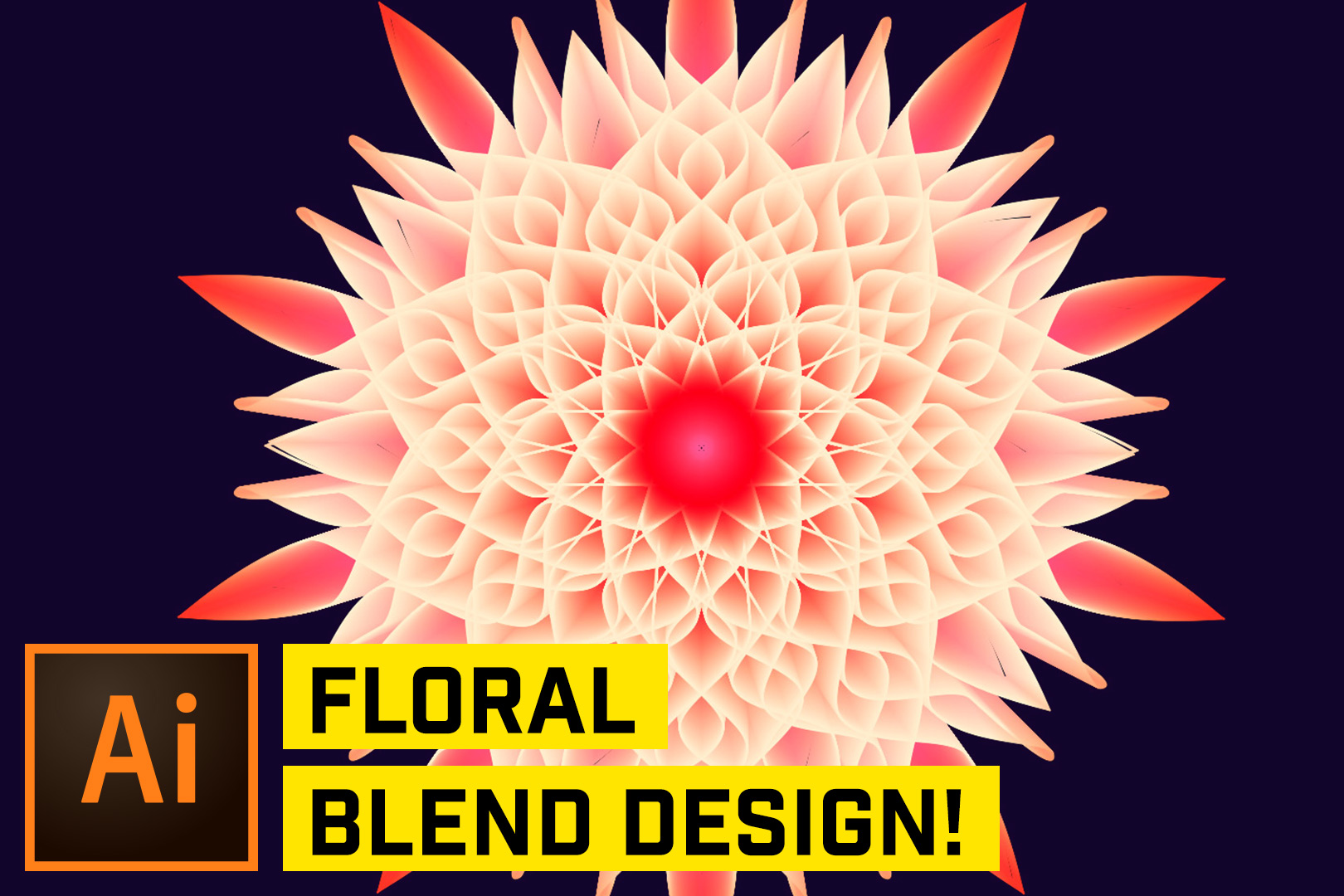 Blended Floral Effects in Adobe Illustrator CC